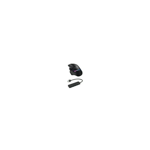Logitech G502 X Plus Wireless Gaming Mouse (Black) with 4-Port USB 3.0 Hub