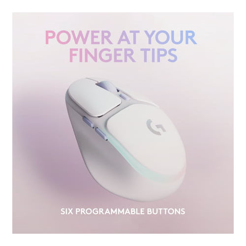 Logitech G705 Wireless Gaming Mouse with LIGHTSYNC RGB Lighting (White Mist)