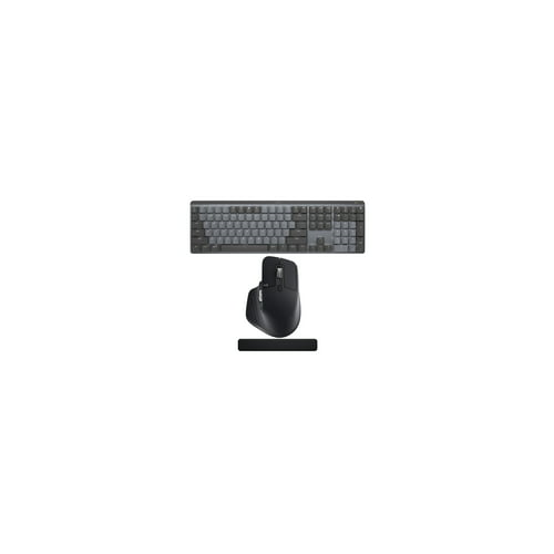 Logitech MX Mechanical Illuminated Wireless Keyboard with Mouse and Palm Rest