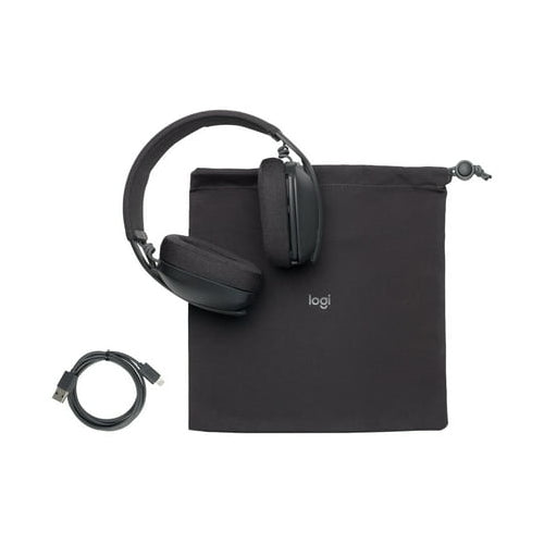 Logitech Zone Vibe 100 Lightweight Noise Canceling Headphones (Graphite)