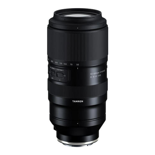 Tamron 50-400mm f/4.5-6.3 Di III VC VXD Lens for Sony E-Mount