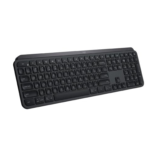 Logitech MX Keys Wireless Illuminated Keyboard (Multi-OS) with Palm Rest and Master 3 Wireless Mouse