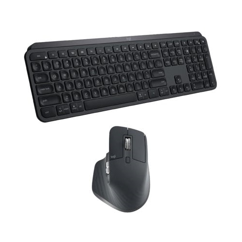 Logitech MX Keys Wireless Illuminated Keyboard Bundle with MX Master 3 Advanced Wireless Mouse