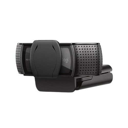 Logitech C920S Pro HD Webcam with Knox Gear Webcam Stand with Selfie Ring Light and 4-Port USB Hub