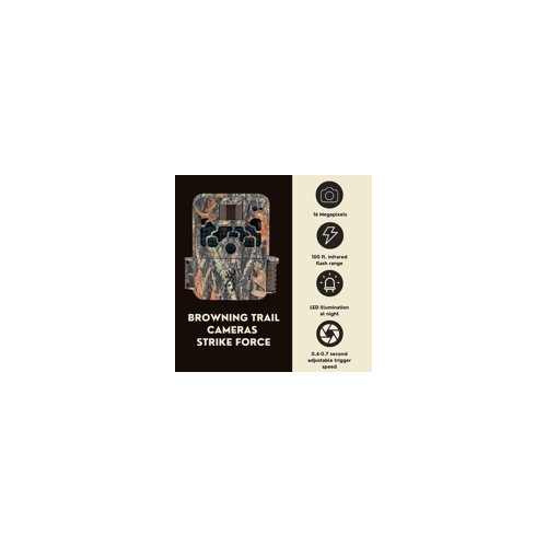 Browning Trail Cameras Strike Force Extreme 16 MP Game Camera (2-Pack) Bundle