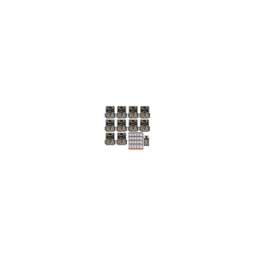 Browning Trail Cameras Dark Ops 16MP Game Camera (10-Pack) with 20 16GB SD Cards and USB Card Reader