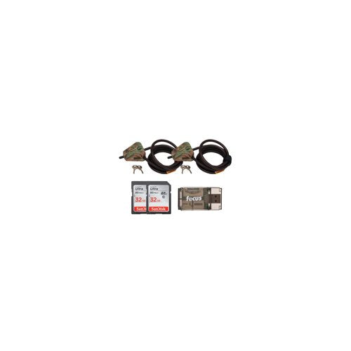 Master Lock Python Locking Cable with Two Memory Cards and USB Reader Bundle