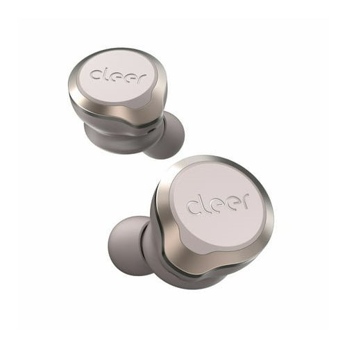 Cleer Ally Plus II Noise Canceling True Wireless Long Battery Life Earbuds (Stone)