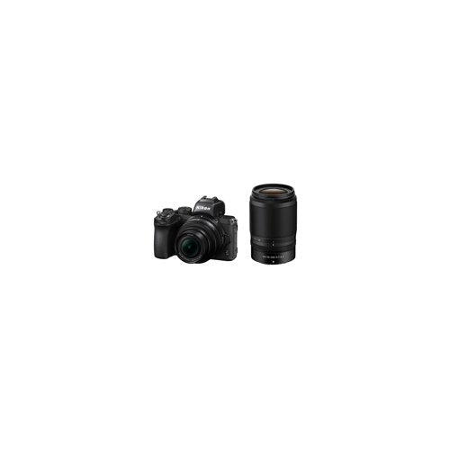 Nikon Z 50 Mirrorless Camera with Z 16-50 & 50-250 VR Lens and Adapter with 64GB Card and Accessory