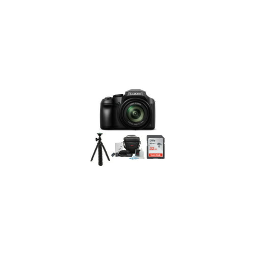 Panasonic LUMIX FZ80D 4K Long Zoom Camera with 32GB Accessory Bundle