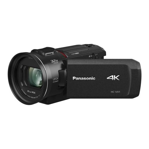 Panasonic HC-VX1 4K Camcorder with 24X Leica Lens with 128GB SD Card and Accessory Bundle