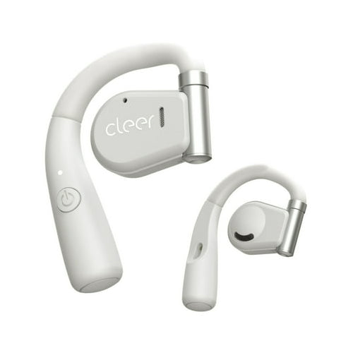 Cleer ARC Open-Ear Ear Hook Design Flexible Hinge Touch Control True Wireless Earbuds (White)