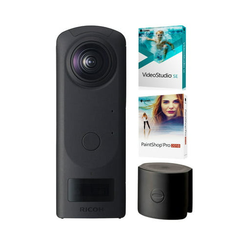 Ricoh Theta Z1 360 Camera with 51GB Internal Storage with Lens Cap and Corel Art Suite