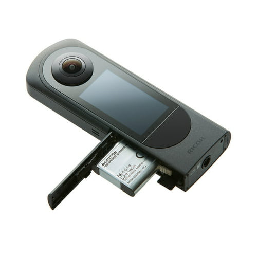 RICOH THETA X 360-Degree Camera with Lens Cap and Lens Cleaning Pen