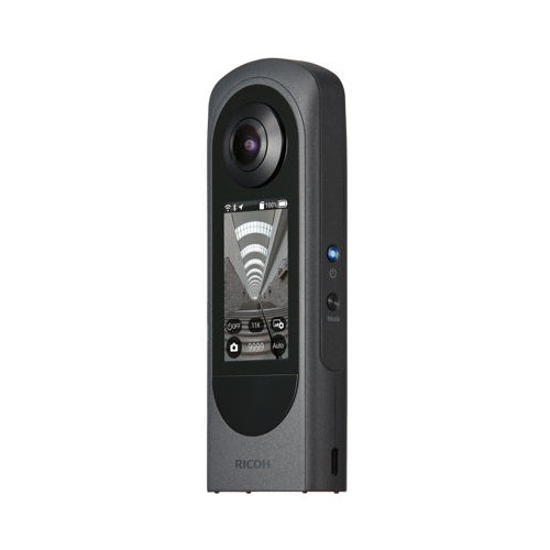 RICOH THETA X 360-Degree Camera with Lens Cap and Lens Cleaning Pen