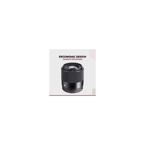Sigma 30mm f/1.4 DC DN Contemporary Lens for Canon EF-M and 64GB SD Card Bundle