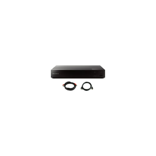 Sony BDPS3700 Streaming Blu-Ray Player with WiFi (2016) plus Two Cable Bundle