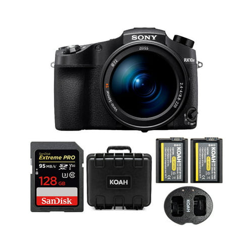 Sony CyberShot RX10 IV Digital Camera with 128GB SD Card and Accessory Bundle