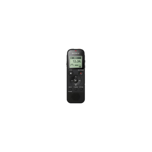 Sony ICDBX140 4GB MP3 Digital Voice Recorder w/ Hardshell Case and 32GB SD Card