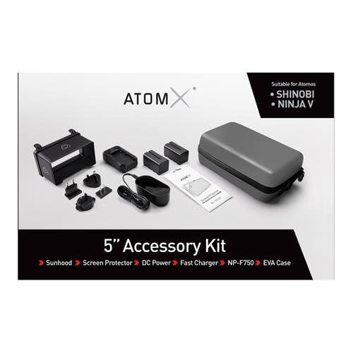 Atomos 5-Inch Accessory Kit for Shinobi, Shinobi SDI and Ninja V Monitors