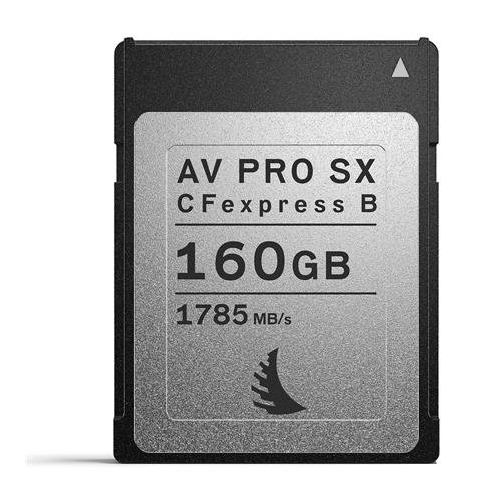 Angelbird AV PRO CFexpress 2.0 Type B SX 160 GB 1785 MB/s Read and 1600 MB/s Write Speed Memory Card