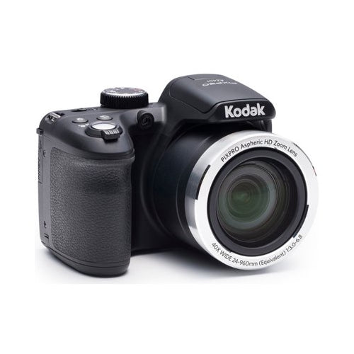 Kodak PIXPRO AZ401 Astro Zoom Digital Camera (Black) Bundle with 32GB Memory Card and Accessory