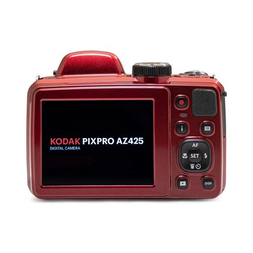 Kodak PIXPRO AZ425 Astro Zoom 20MP Camera with 42x Zoom (Red) with Accessory kit