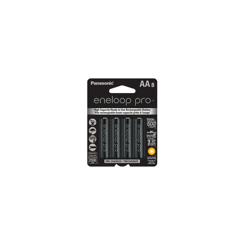 Panasonic Eneloop Pro AA Rechargeable Batteries (8-Pack)