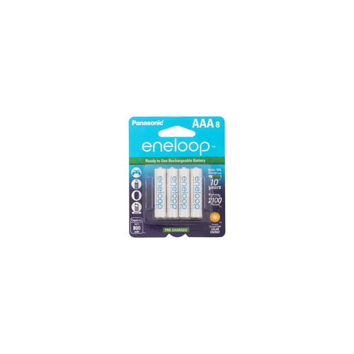 Panasonic Eneloop Ni-MH Pre-Charged Rechargeable AAA (8-Pack)