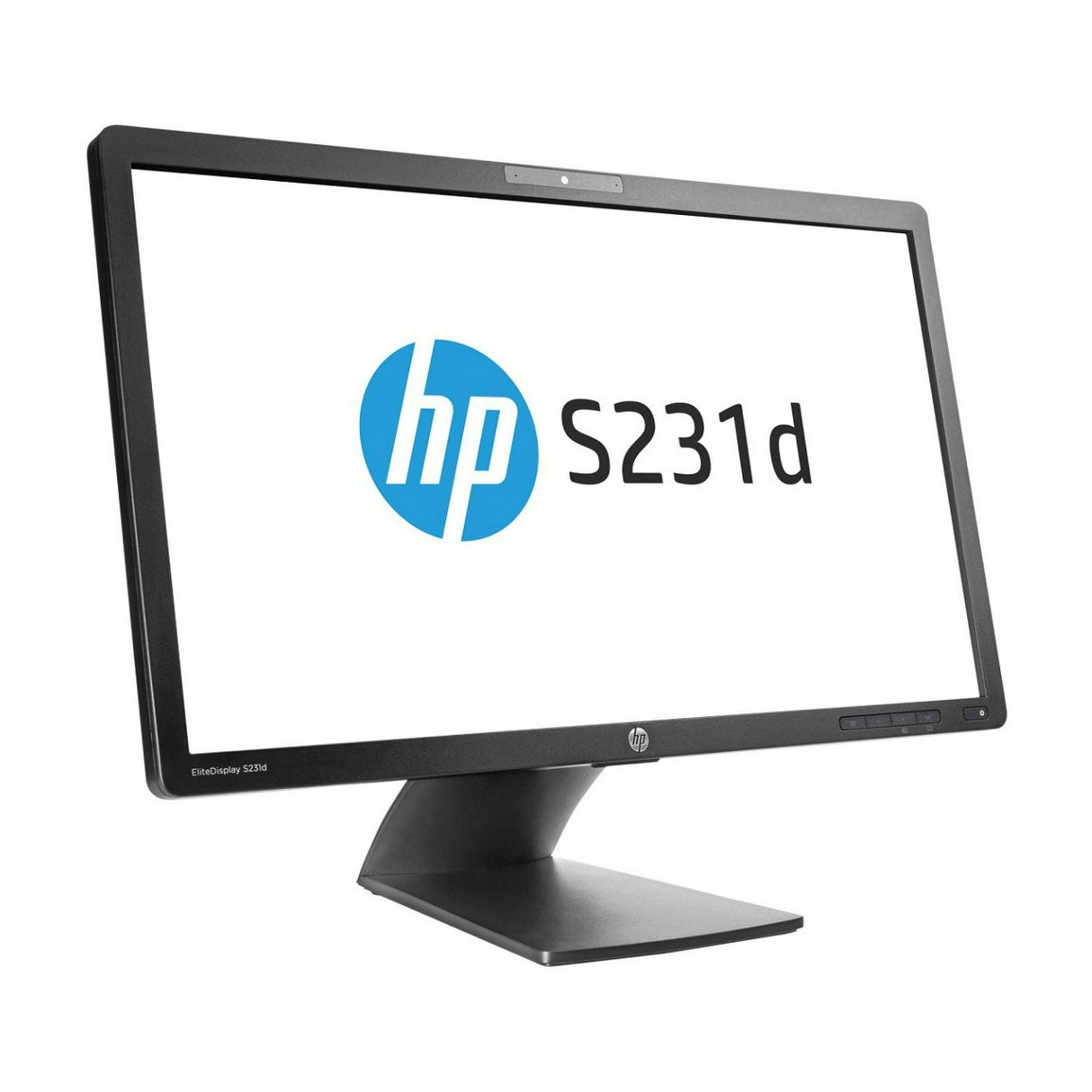 HP EliteDisplay S231D 23-Inch FHD IPS Monitor Built-in Webcam DP 1.2, USB , RJ-45 (Certified Refurb)