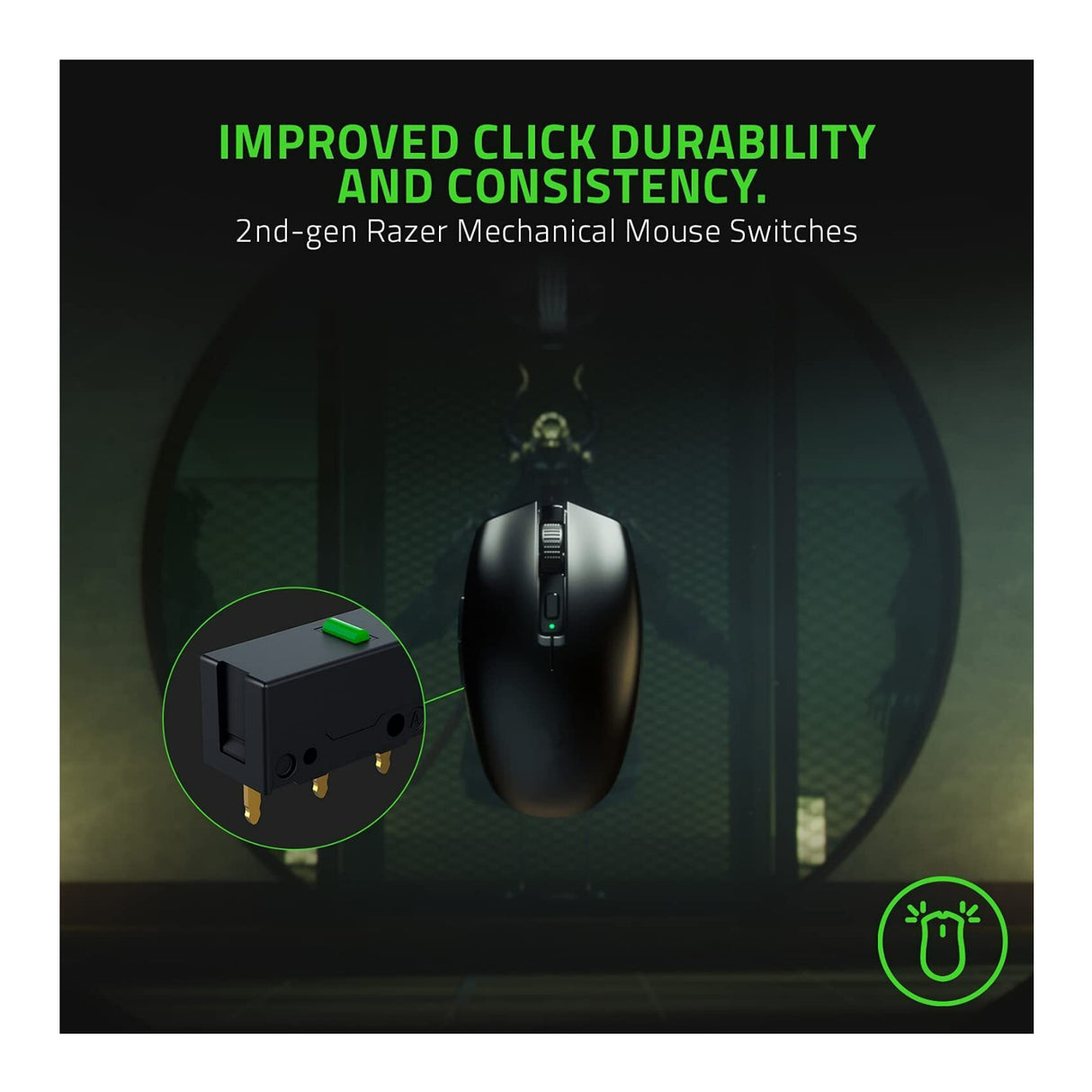 Razer Orochi V2 Ultra Lightweight Design 2 Wireless Modes Long Battery Life Gaming Mouse (Black)