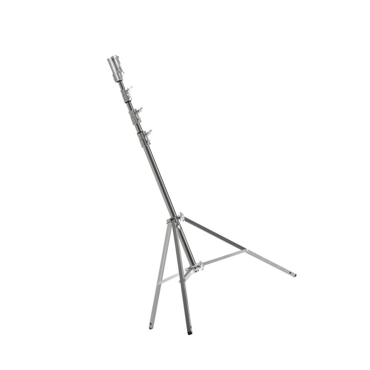 Kupo Master High Cine Stand with Triple Function Universal Head and Leveling Leg (Silver)