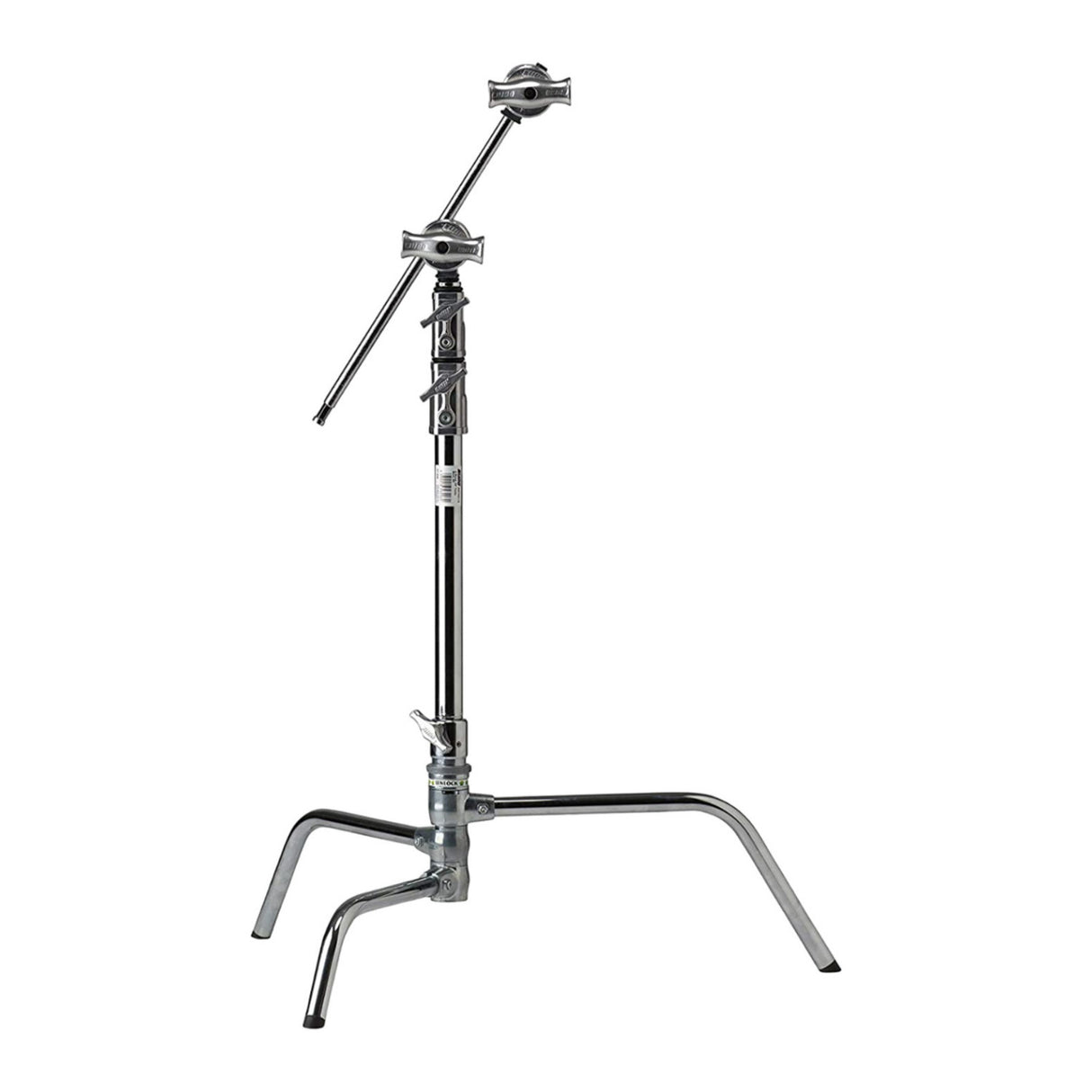 Kupo 20-Inch Master C-Stand with Turtle Base Kit (2.5-Inch Grip Head and 20-Inch Grip Arm, Silver)