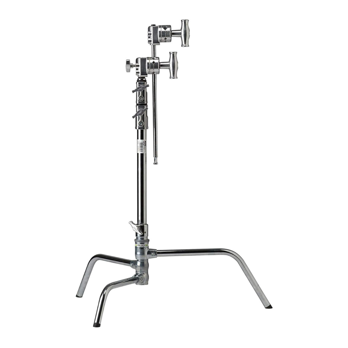Kupo 20-Inch Master C-Stand with Turtle Base Kit (2.5-Inch Grip Head and 20-Inch Grip Arm, Silver)