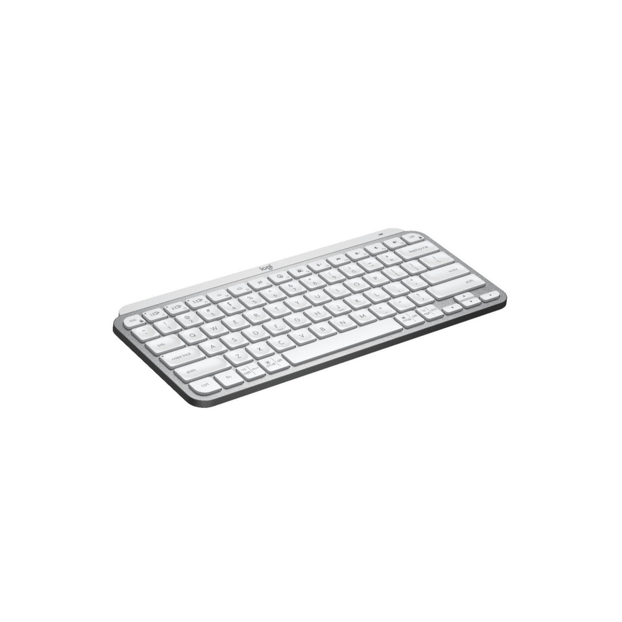 Logitech MX Keys Mini Minimalist Wireless Illuminated Keyboard (Gray) w/Bluetooth Mouse & Palm Rest
