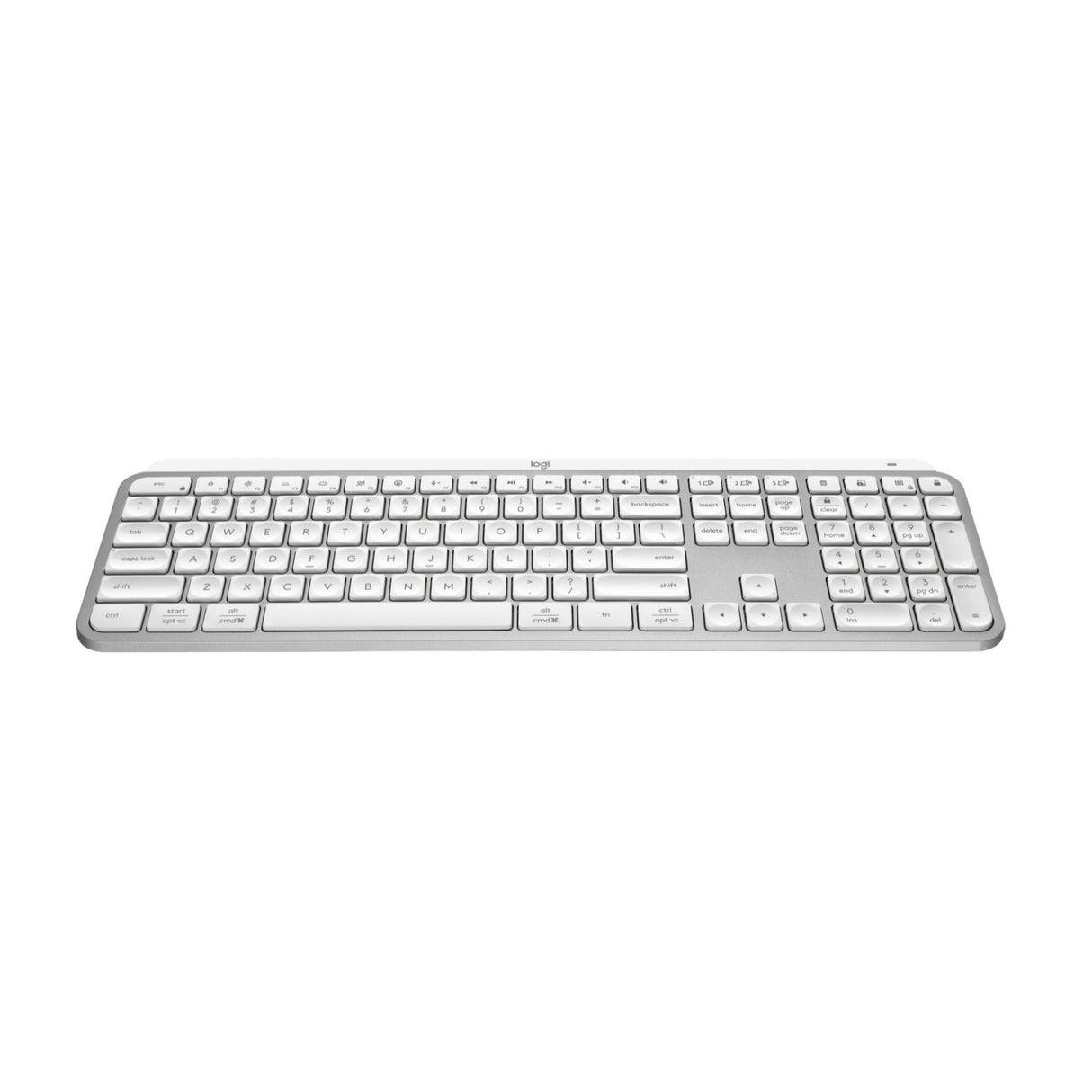 Logitech MX Keys S Wireless Keyboard with Smart Actions Shortcuts (Gray) w/Mac Wireless Mouse Bundle
