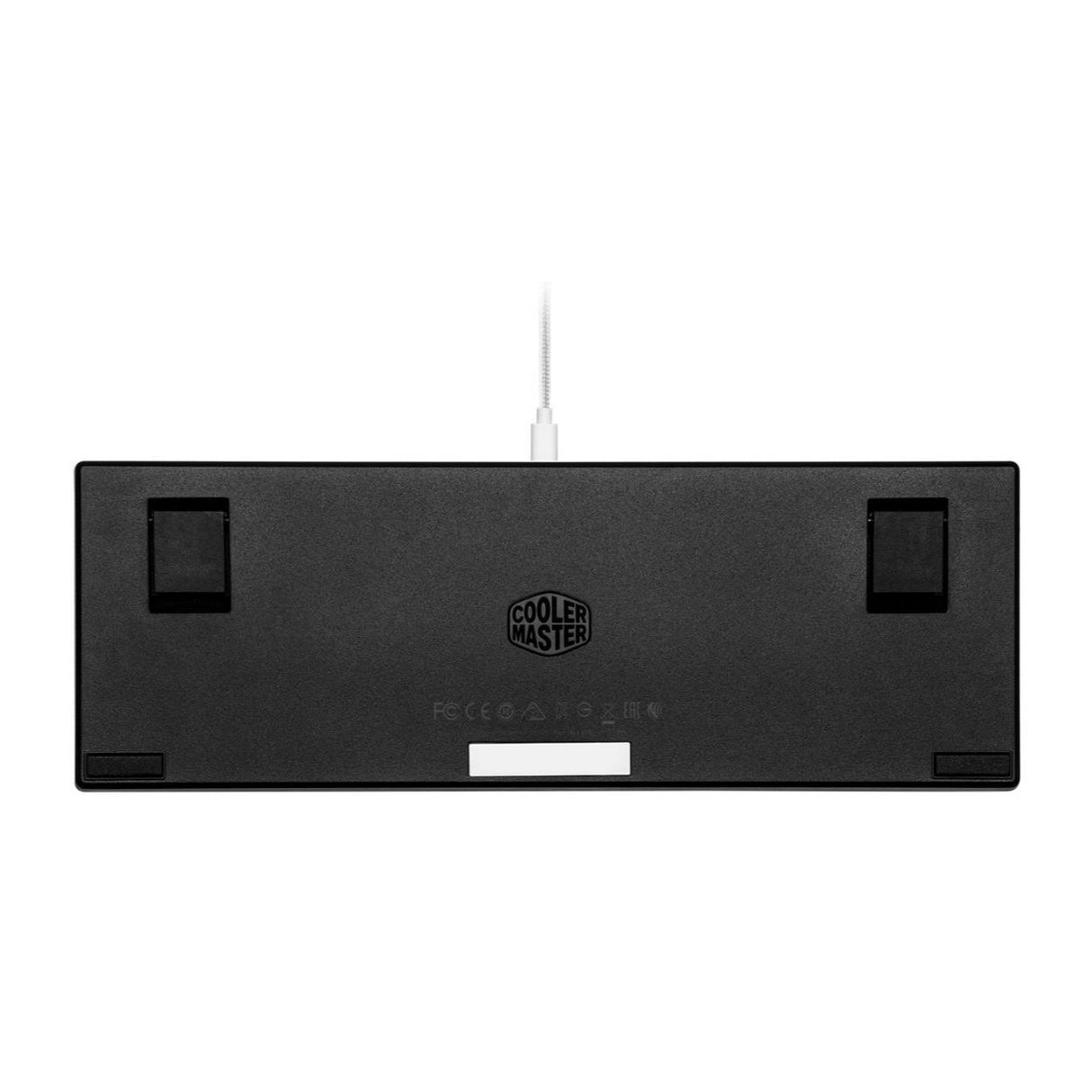 Cooler Master SK620 Wired Mechanical Low Profile Gaming Keyboard with Red Switches (Silver White)