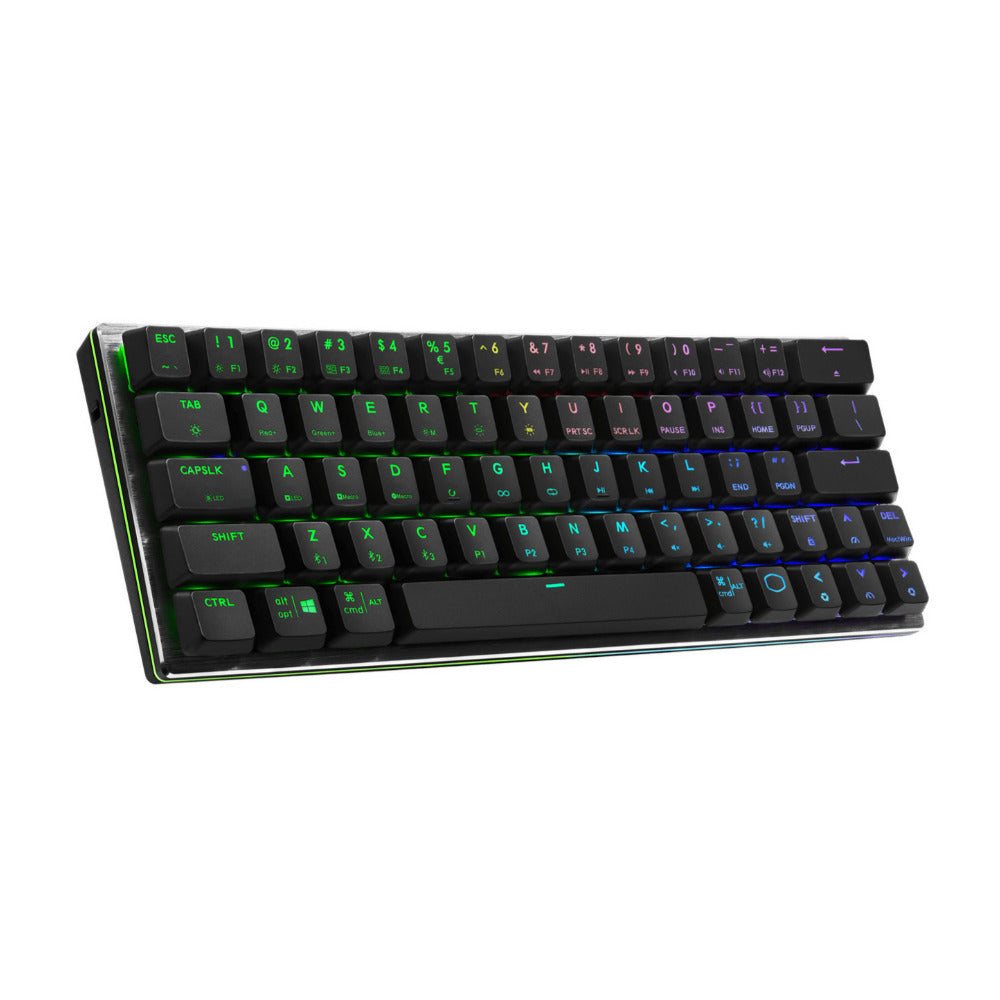Cooler Master SK622 Hybrid Wired Mechanical Low Profile Gaming Keyboard with Brown Switches (Gray)