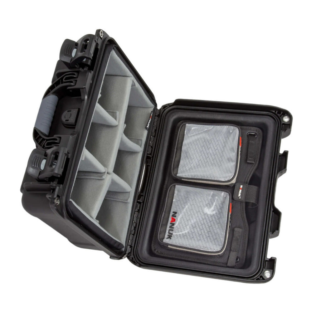 Nanuk 915 Pro IP67 Rated Impact-Resistant Hard Case with Soft Grip and Ergonomic Handle (Black)