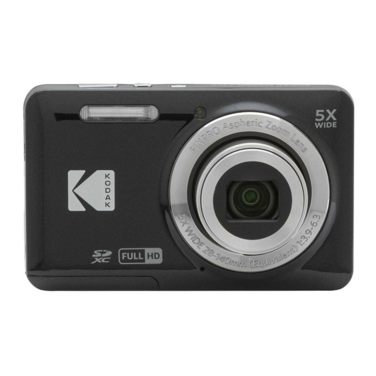 Kodak PIXPRO Friendly Zoom FZ55 Digital Camera (Black) with Camera Case and 32GB Memory Card