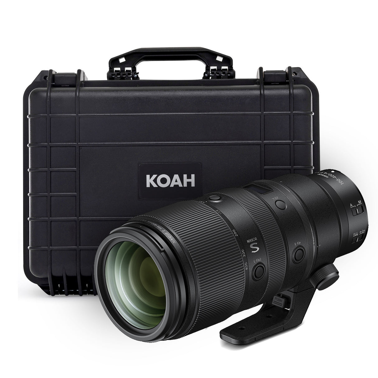Nikon NIKKOR Z 100-400mm f/4.5-5.6 VR S Lens with Koah Weatherproof Hard Case Bundle
