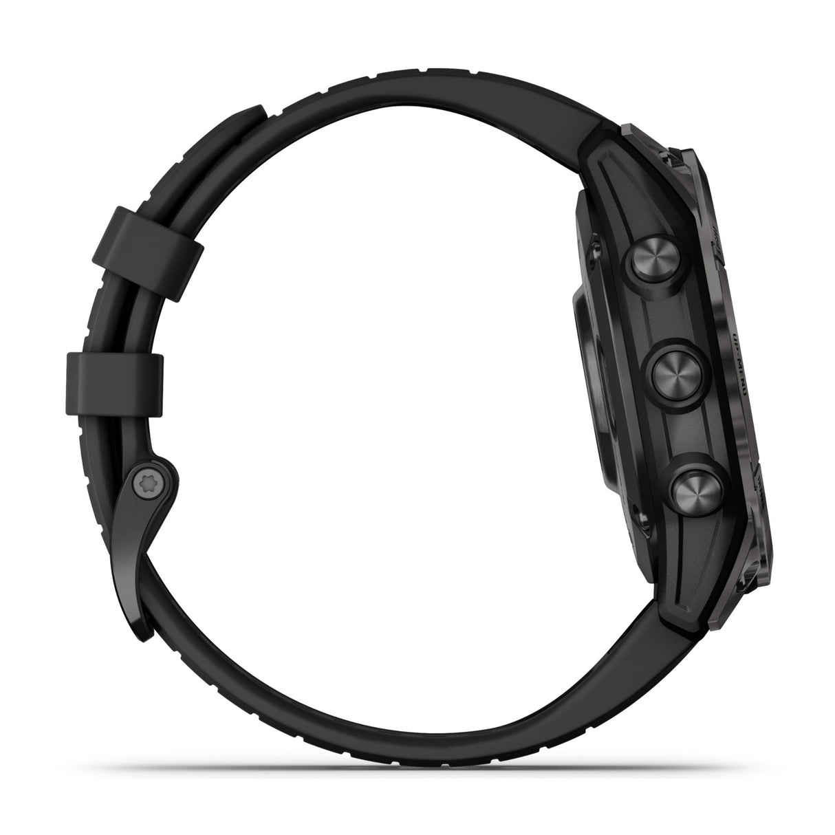 Garmin fenix 7 Pro Sapphire Solar GPS Smartwatch (Carbon Gray) with Charging Stand and Port Plugs