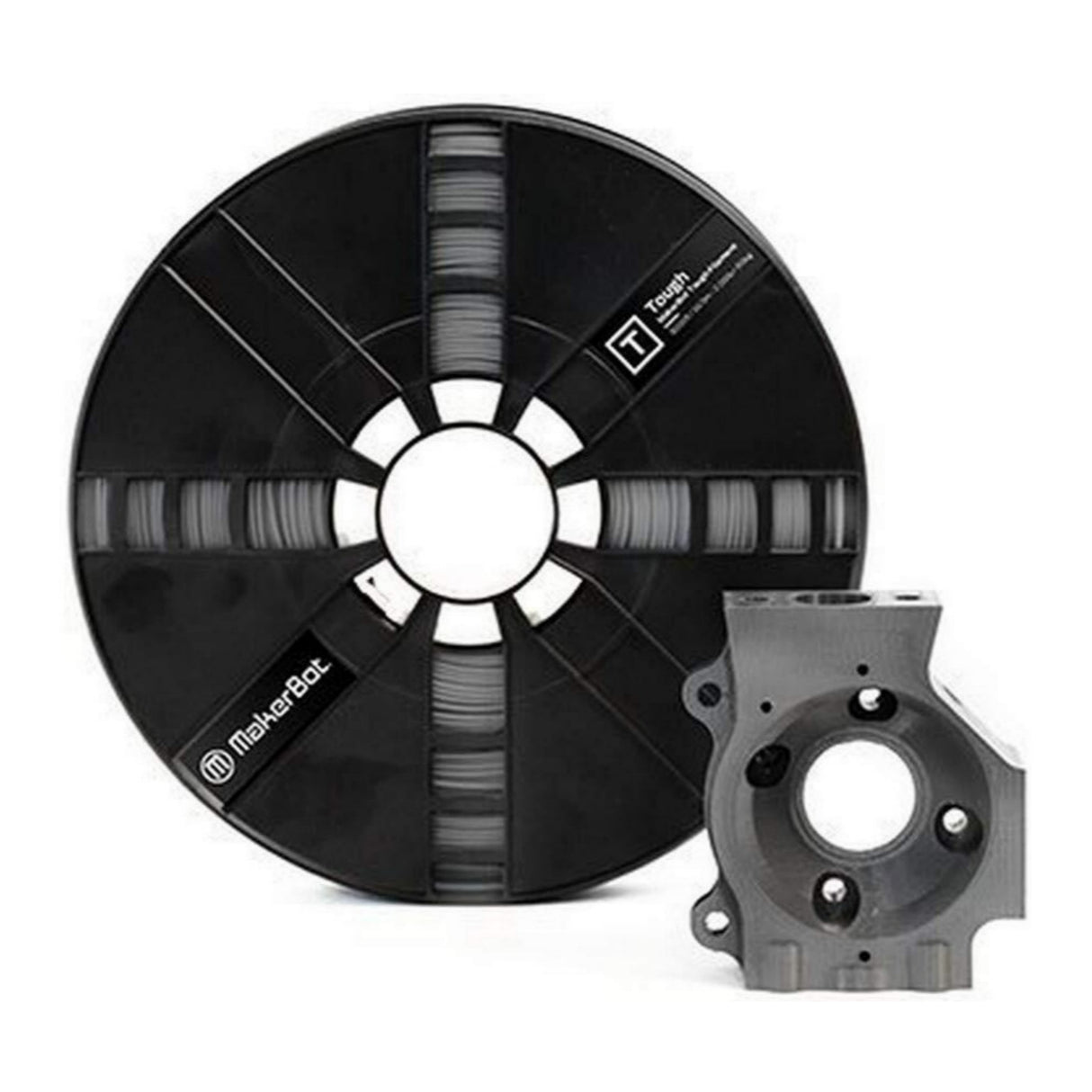 MakerBot MP06997 Large Tough Precision Model Material 3D Printing Filament Spool (Slate Gray)