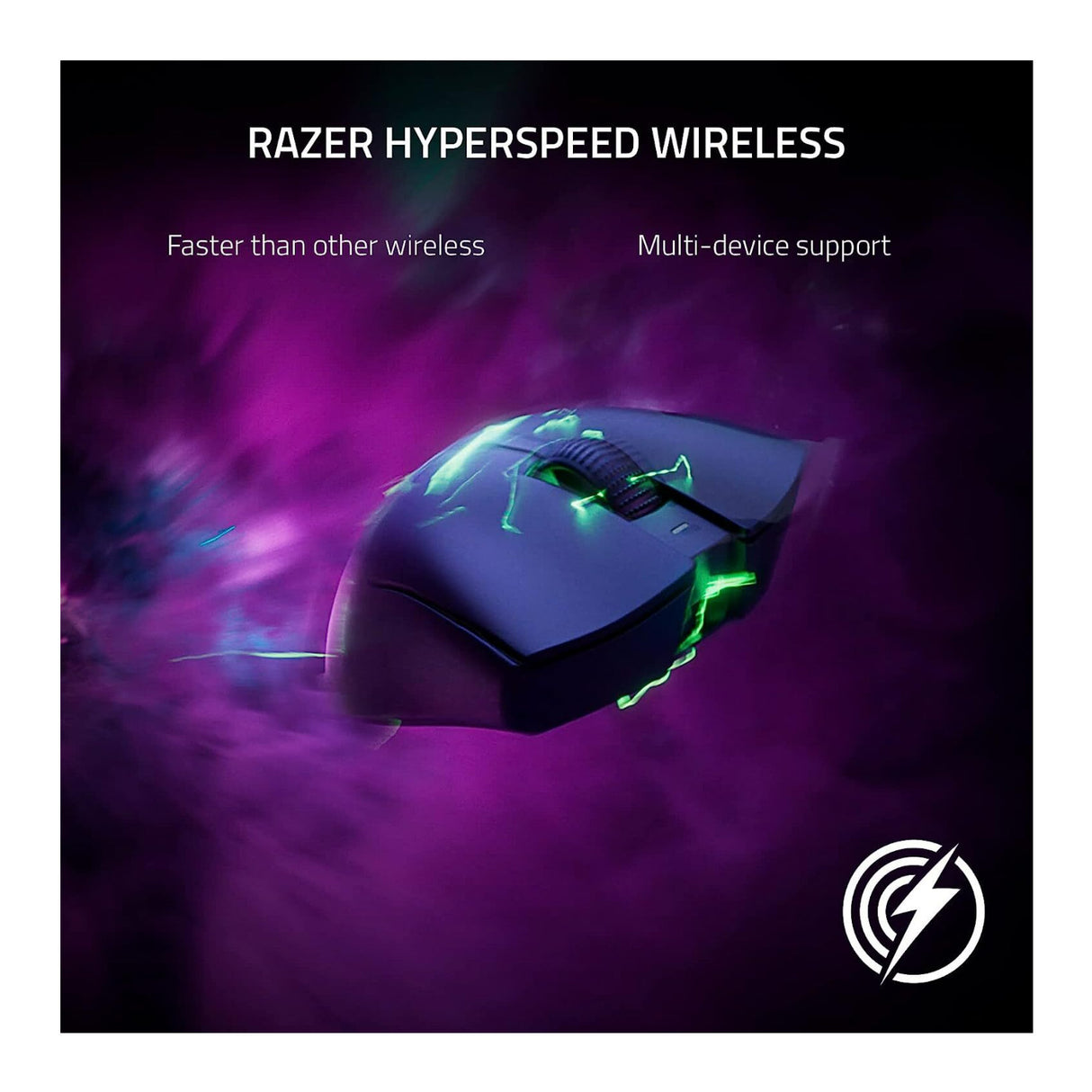 Razer DeathAdder V3 Pro Wireless Ultra Lightweight Gaming Mouse with 30K Optical Sensor (Black)