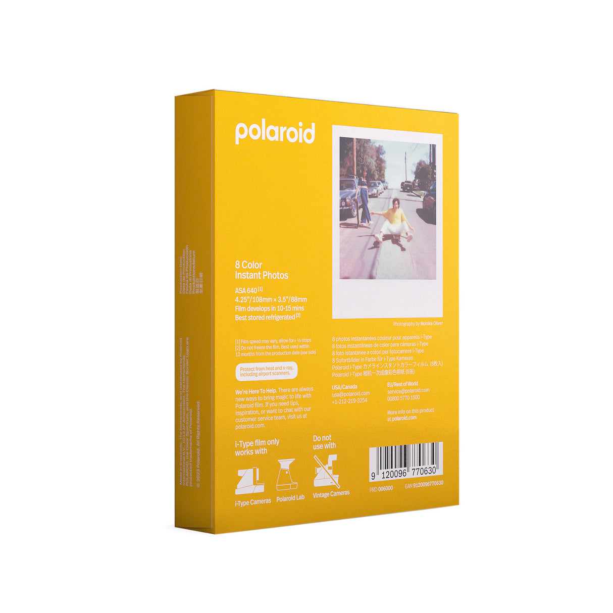 Polaroid Originals Color Instant Film for i-Type Cameras (8 Exposures)