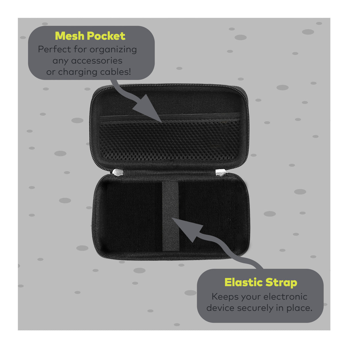 Knox Gear Travel Organizer and Storage Case for Electronics/Accessories