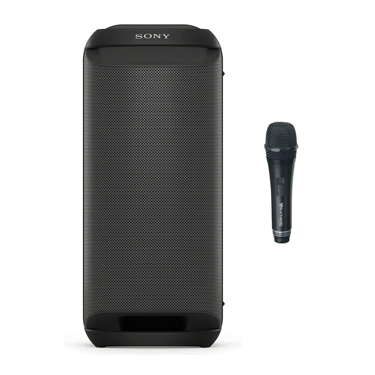 Sony SRS-XV800 X-Series Wireless Portable Bluetooth Karaoke Party Speaker (Black) Bundle
