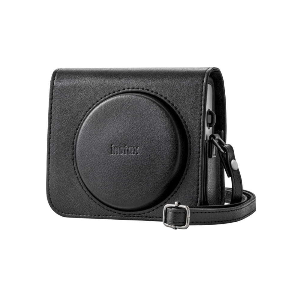 Fujifilm Instax SQ40 Poly-Synthetic Leather Camera Case with Debossed Logo (Black)