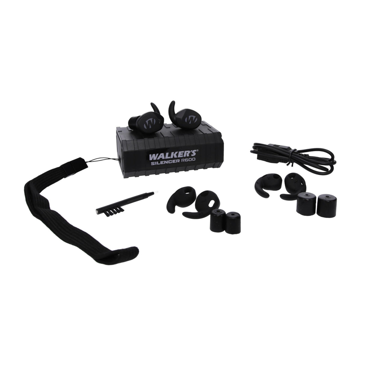 Walkers Silencer 2.0 Rechargeable Electronic Earbuds with Charging Dock