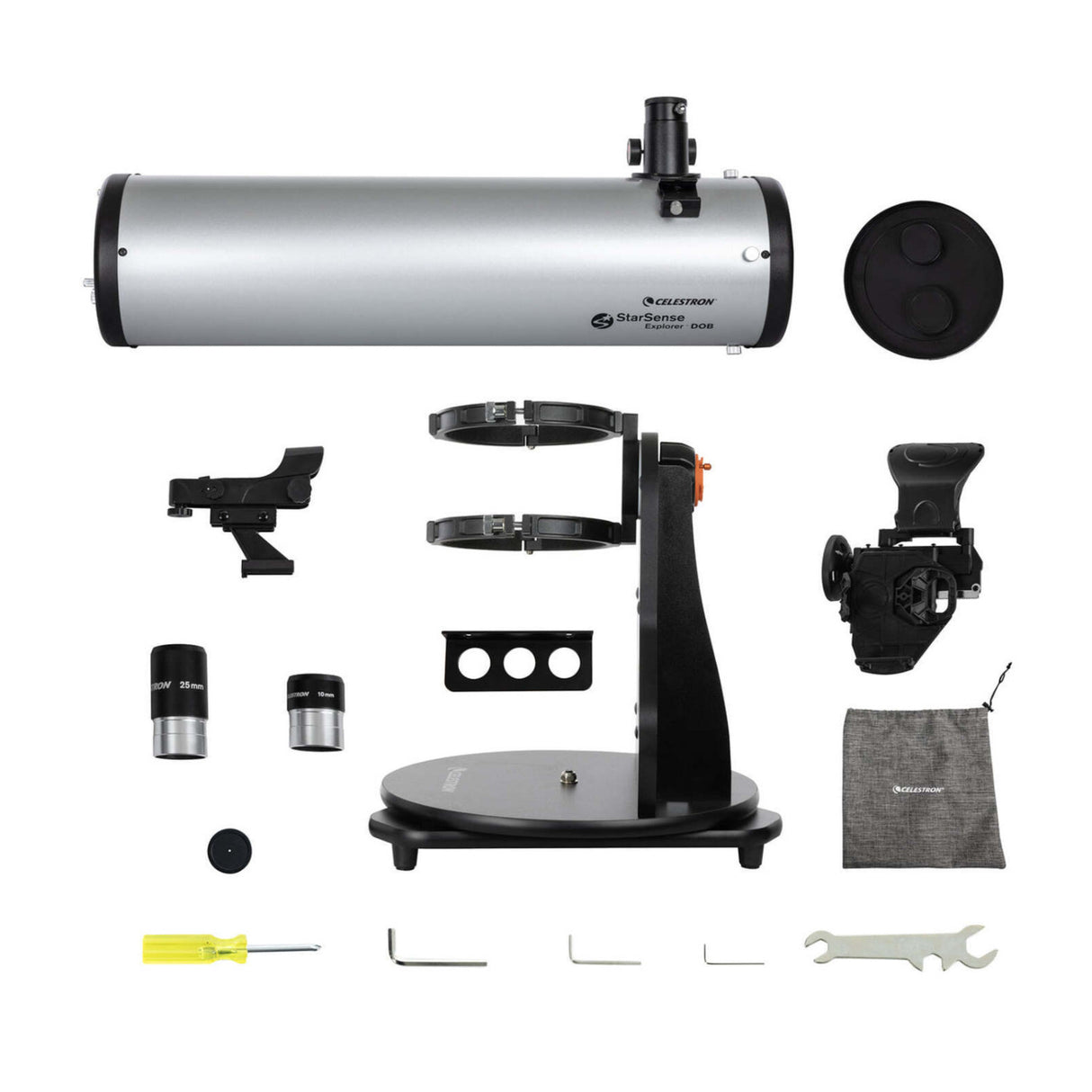 Celestron StarSense Explorer 150mm Tabletop Dobsonian Telescope with Metal Adjustable Tripod